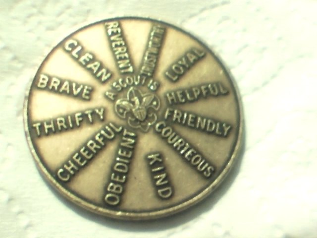 boy scout coin